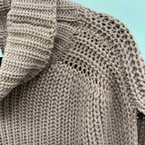 Wishlist Women's Size L Mocha Textured Sweater