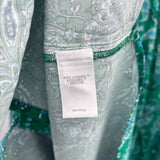 JJill Women's Size 4X Green Paisley Long Sleeve Shirt