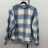 Tribal Women's Size M Blue Plaid Jacket