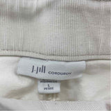 JJill Women's Size 14P White Corduroy Pants