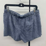 Cloth & Stone Women's Size 10 Slate Blue Solid Shorts