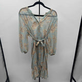 Lovestitch Women's Size 14 Green Floral Dress