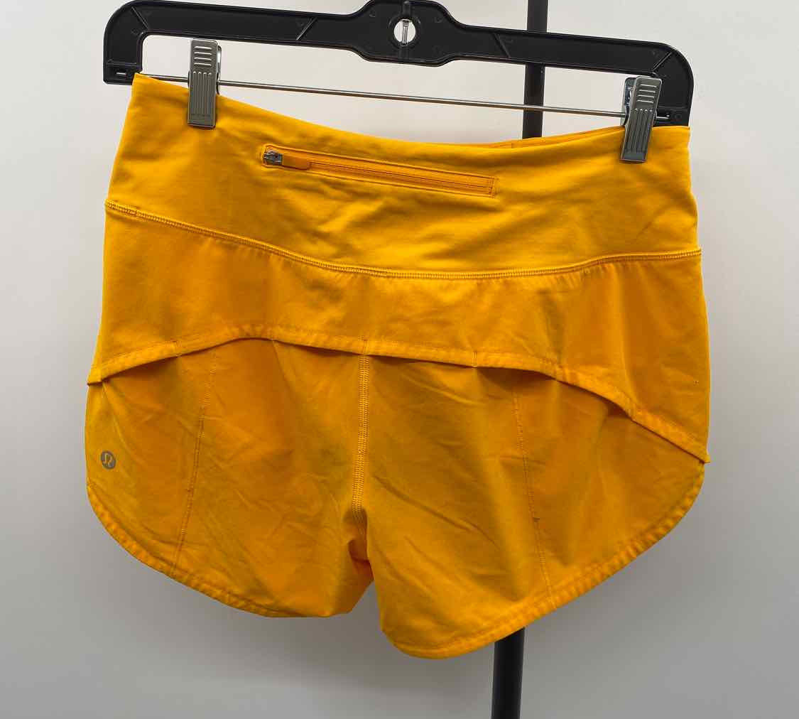 Lululemon Junior's Size 4 Orange Solid Shorts