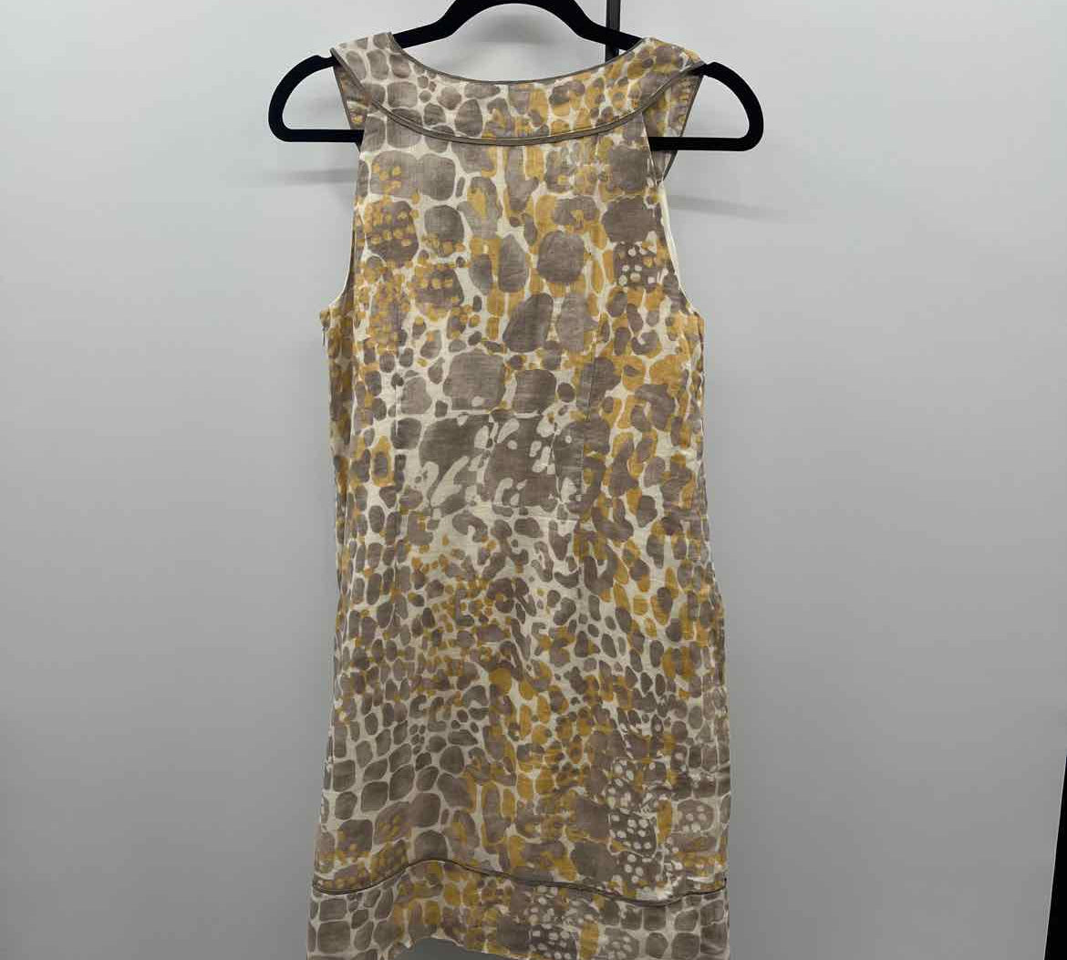 Loft Women's Size 4 Taupe Spotted Dress
