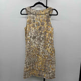 Loft Women's Size 4 Taupe Spotted Dress