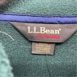 LL Bean Men's Size M Green Solid Long Sleeve Shirt