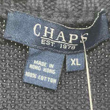 Chaps Women's Size XL Navy Solid Cardigan