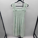 Express Women's Size 6 Green Solid Dress