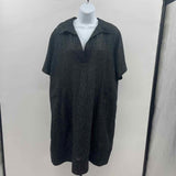 Eileen Fisher Women's Size 6 Black Grid Dress