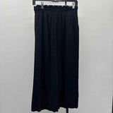 Anrabess Women's Size 10 Black Solid Capris