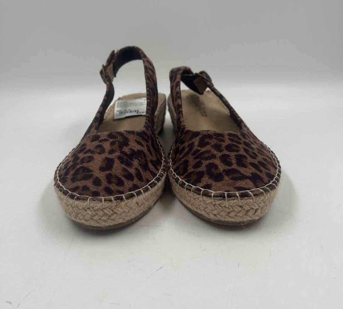 Bella Vita Women's Shoe Size 6.5 Brown Animal Print Slingbacks