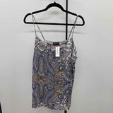Lane Bryant Women's Size XL Blue Damask Tank