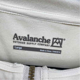 Avalanche Men's Size L Beige Solid Long Sleeve Shirt