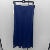 Anthropologie Junior's Size 10 Blue Solid Skirt