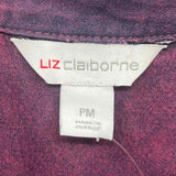 Liz Claiborne Women's Size MP Magenta Solid Jacket