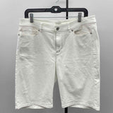 JJill Women's Size 12 White Solid Shorts
