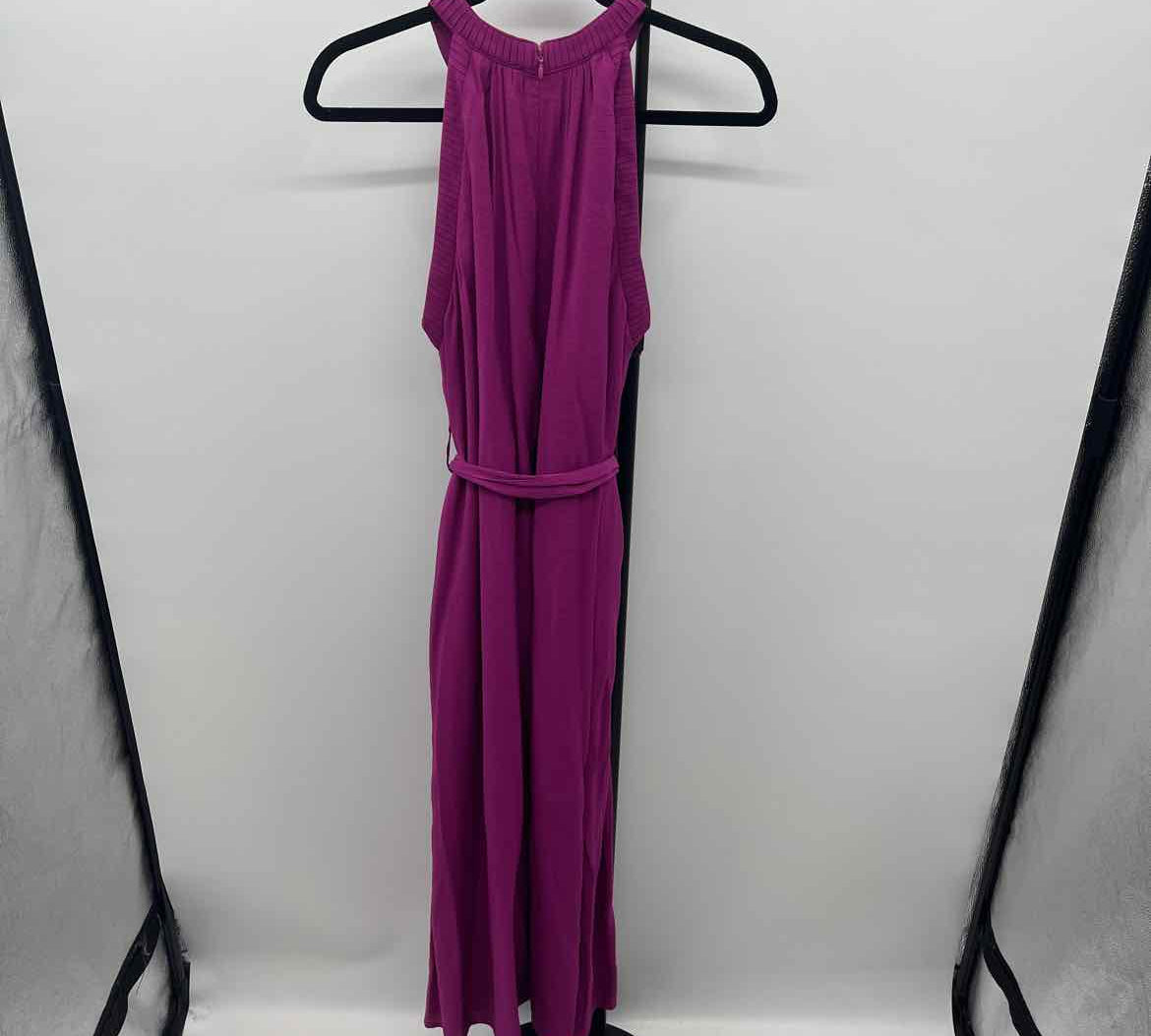 Pinch Women's Size 14 Magenta Solid Dress