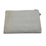 CHICO's Textured & Embellished White Clutch Wristlet Purse