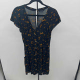 American Eagle Junior's Size S Black Floral Dress
