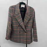 Apricot Women's Size S Multi-Color Plaid Jacket