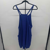 Moon Ryder Women's Size M Blue Stripe Coverup