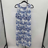 Habitat Women's Size 10 Blue Abstract Dress