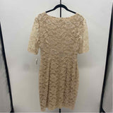 Connected Women's Size 12 Gold Lace Gown/Evening Wear