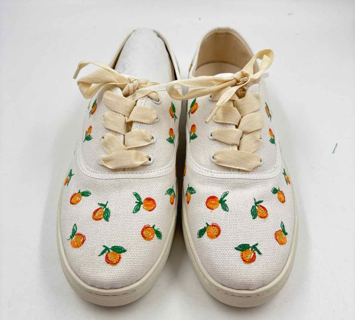 Soludos Women's Shoe Size 10 White Fruit Sneakers