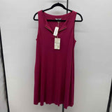 Tommy Bahama Women's Size 10 Magenta Solid Dress
