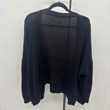 Unbranded Women's Size XL Black Floral Cardigan