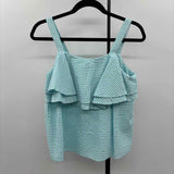 a new day Women's Size S Aqua Stripe Tank