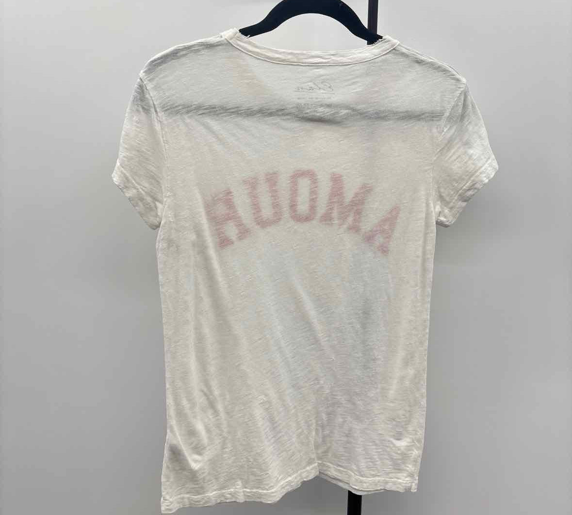 Elan Women's Size XS White Solid Short Sleeve Shirt