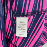 Talbots Women's Size M Pink Stripe Long Sleeve Shirt