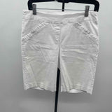 Coral Bay Women's Size 8 White Solid Shorts