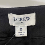 J Crew Women's Size 6 Black Pleated Skirt
