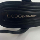 BCBG Women's Shoe Size 8.5 Black Beaded Heels