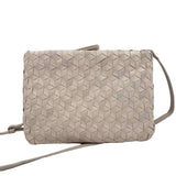 MADEWELL Beige Woven Crossbody Purse