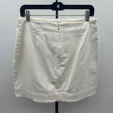 Ann Taylor Women's Size 8 White Solid Skirt