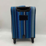 Vera Bradley Blue Stitched Wheeled luggage