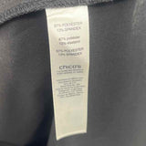 Chico's Women's Size 12 Black Solid Dress