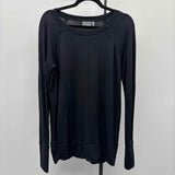 Athleta Women's Size M Black Solid Long Sleeve Shirt