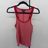 J Crew Women's Size M Red Stripe Tank