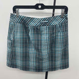 Cutter Buck Women's Size 6 Blue Plaid Skirt