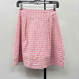 J.O.A. Women's Size L Pink Gingham Skirt