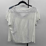 Daniel Rainn Women's Size XL Blue Textured Short Sleeve Shirt