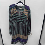 Maeve Junior's Size 18W Multi-Color lines Dress