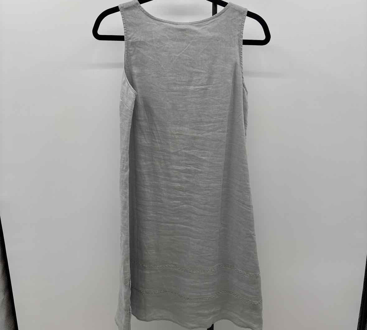 Garnet Hill Women's Size 2 Gray Lace Dress