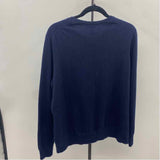 Lands End Women's Size XL Navy Solid Sweater