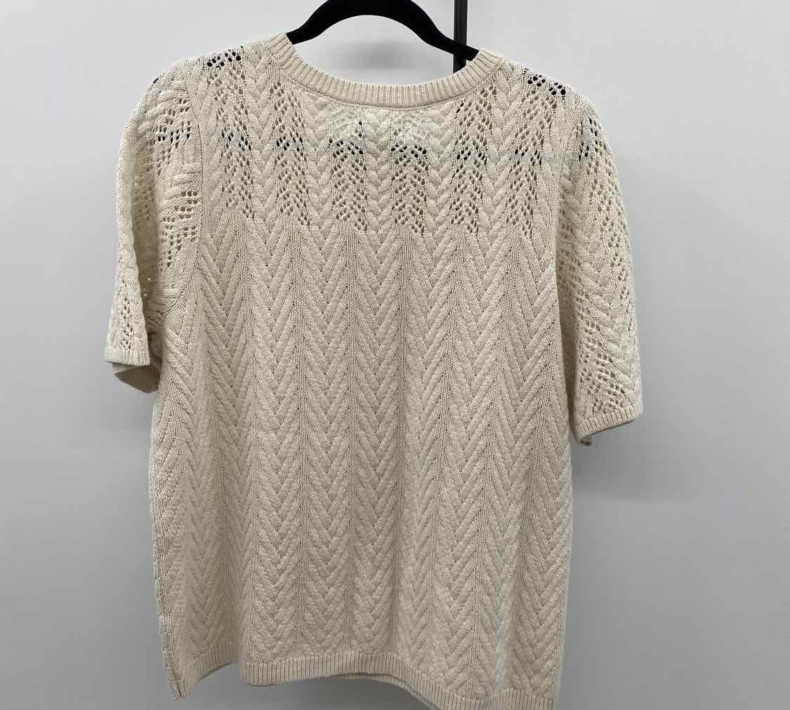Croft & Barrow Women's Size XXL Beige Textured Sweater