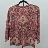 Unbranded Women's Size M Mauve fan Sweater